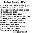 Eclipse riddim