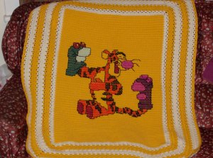 Look A Like Tigger Afghan