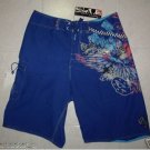 New Quiksilver Men's Board Shorts Blue W:32
