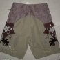 New Quiksilver Men's Board Shorts Khaki W:36
