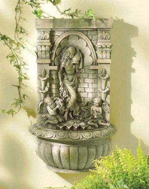 Cherubs Wall Fountain