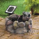 Frog Hollow Solar Water Fountain