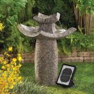 Temple Solar Water Fountain