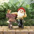 Garden Gnome Greeting Sign