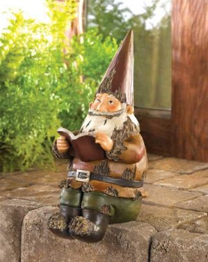 Book Smart Gnome Figurine