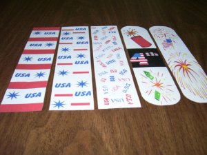 5 Bookmarks - God Bless The USA