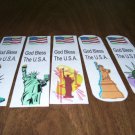 5 Bookmarks - God Bless The USA 3