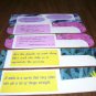 5 Bookmarks - Floral Corners with Scripture and Quotes