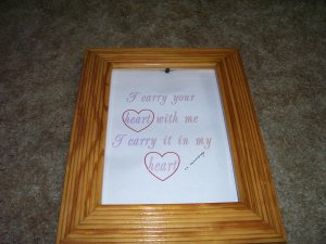 I Carry Your Heart With Me an E.E. Cummings poster/print/sign