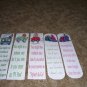 5 Laminated Bookmarks - Red Neck Race Fan