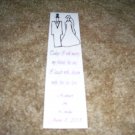 25 Laminated Bookmarks - Today I Will Marry My Friend 2- Customized