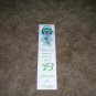 25 laminated bookmarks -Thank you for sharing our specilal day with us-Customized with monogram
