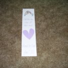 25 laminated bookmarks-with this ring I thee wed 3-customized