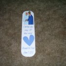 25 laminated bookmarks-with this ring I thee wed 4-customized