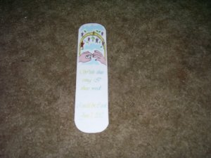 25 laminated bookmarks-with this ring I thee wed 5-customized