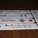 5 Laminated Bookmarks - Angels