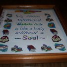 A Room Without Books Printed Word Art Poster