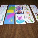 5 Laminated Bookmarks - Independence Day 2