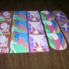 5 Laminated Bookmarks - Abstract 4