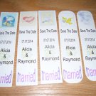 100 Save The Date Bookmarks - A