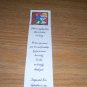 100 Personalized Laminated Wedding Favor Bookmarks     - Bride and Groom Dancing 2