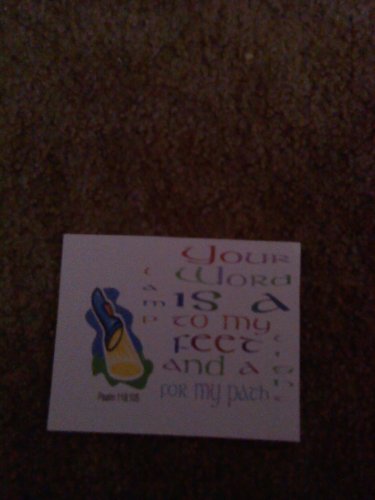 Set of 20 postcards "Your word is a lamp to my feet"