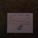 Set of 20 postcards "Life is like riding a bike"