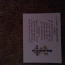 Set of 20 postcards "Cross and flowers, Scripture Jeremiah 29:11"