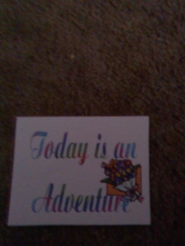 Set of 20 postcards "Today is an adventure"