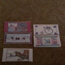 Set of 10 Christmas Money Holders "1"