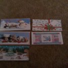 Set of 10 Christmas Money Holders "2"
