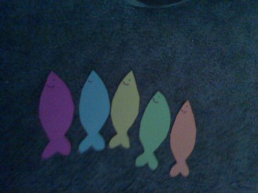 Set of 40 "small fish" cards