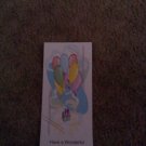 Birthday Card. Business Letter Size 2 "Balloons and present"