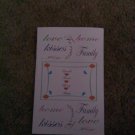Anniversary Card for Husband or Wife "Love, Home, Kisses, Family, Forever"