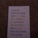 Anniversary card for husband or wife "You are the Peanut to My Butter"