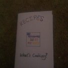 Handmade Lined Recipe Book "Be Reasonable Do It My Way" Write in your own recipes