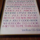 8 x 10 Print "Oh For A Book" John Wilson quote
