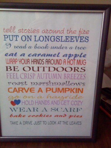 8 x 10 Print "Tell Stories Around The Fire" An autumn print