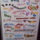 8.5 x 11" Print "Bible Word"