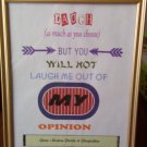 8 x 10 Print "Laugh" Jane Austen quote