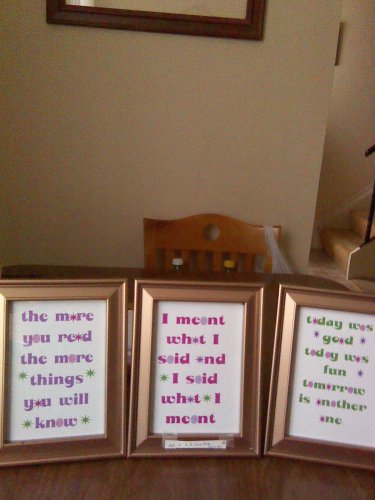 3-5x7 Prints "Dr. Seuss Quotes"