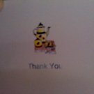 Set of 20 Teapot Thank You Postcards
