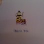 Set of 20 Teapot Thank You Postcards