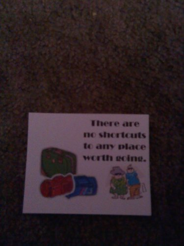 Set of 20 "No Shortcuts" Postcards
