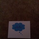 Set of 20 "Hello in Word Cloud" Postcards