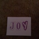 Set of 20 "JOY" Postcards