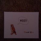 Set of 20 "Owl" Thank You Postcards