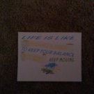 Set of 20 "Life Is Like Riding A Bike" Postcards