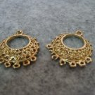 Filigree, 27mm x 25mm, 1 pair