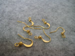 Ear Wire, Flat, 3 pairs